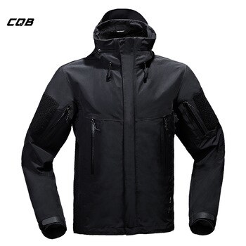 CQB Outdoor Sports Camping Tactical Military Winter Softshell Men's Jacket for Fishing Hunting Clothes Waterproof Ski Coat