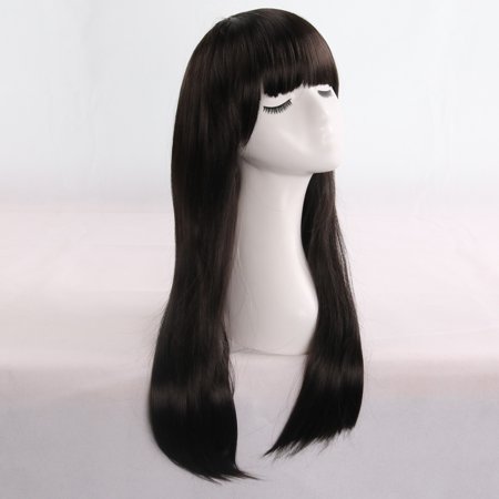 〖Follure〗New Arrival Amazing Long Straight Black Wig Gets You Eyecatching 100% Human Hair