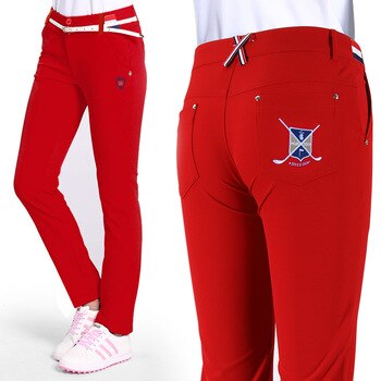 3Colors New Ultra-thin Lady Clothes Women Full Length Pants XS-L Trousers Sportwear female Slim Trouser pencil Golf/Tennis Pant