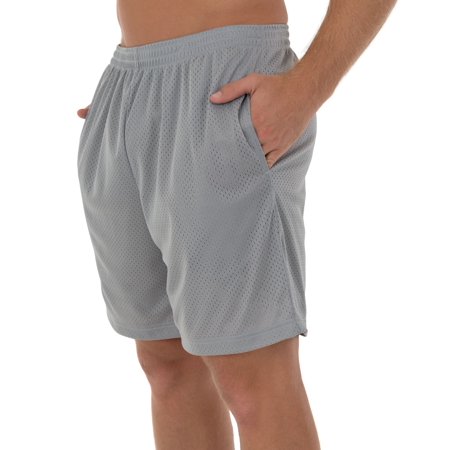 Athletic Works Men's and Big Men's Active Ricehole Mesh Short, up to 5XL