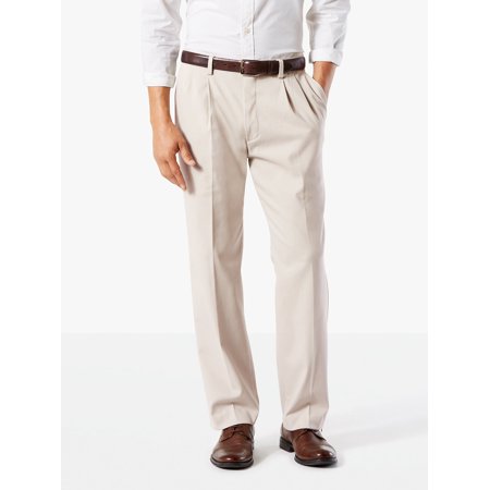 Dockers Men's Big & Tall Pleated Classic Fit Easy Khaki Pants