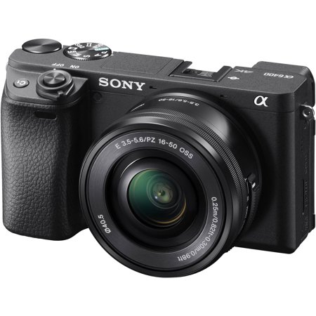 Sony Alpha A6400 4K Wi-Fi Digital Camera + 16-50mm Lens (Black)