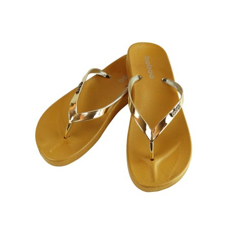 Women's Summer Metallic Strap Casual Thongs Flat Flip Flops Sandals Slipper