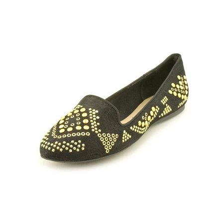 INC International Concepts Galai Womens Size 6.5 Black Fabric Flats Shoes