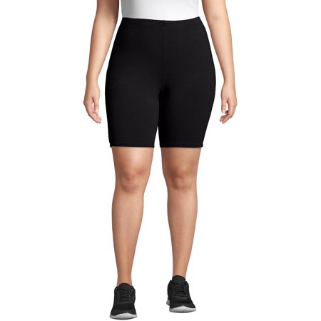Just My Size Women's Plus Size Stretch Jersey Bike Short