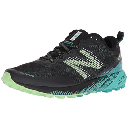 new balance women's summit unknown trail running shoe, green/black, 8 d us