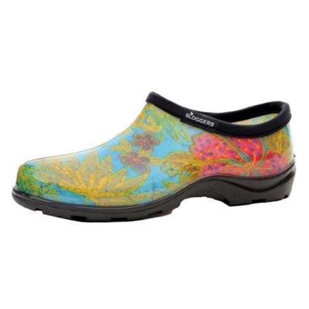 Sloggers 5102BL10 Womens Garden Shoe Midsummer Size 10 Blue