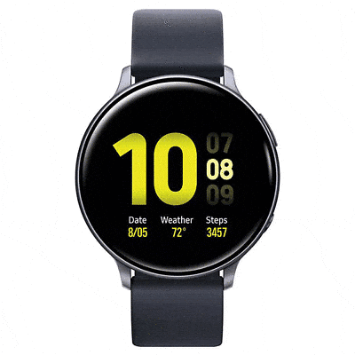 Samsung Galaxy Watch Active 2 44mm Smart Watch SM-R820NZKCXAR Black Bundle