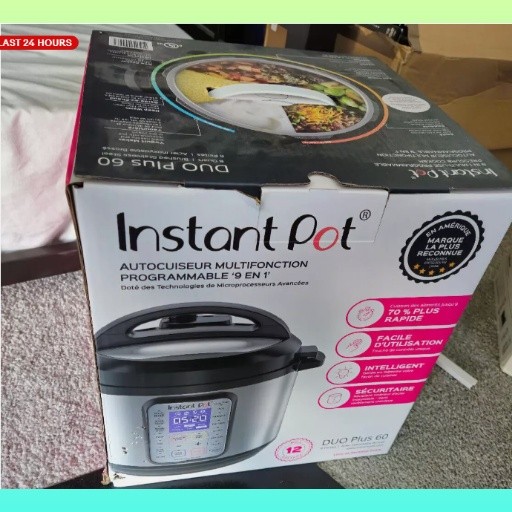 a box of instant pot