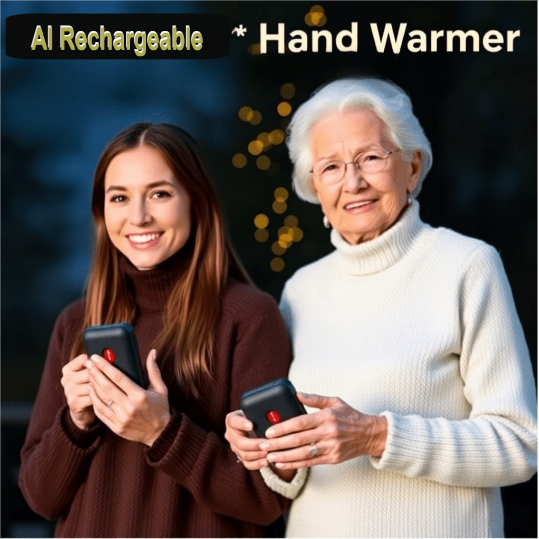 a woman and a young woman holding AI Hand Warmer Rechargeable 2-Pack